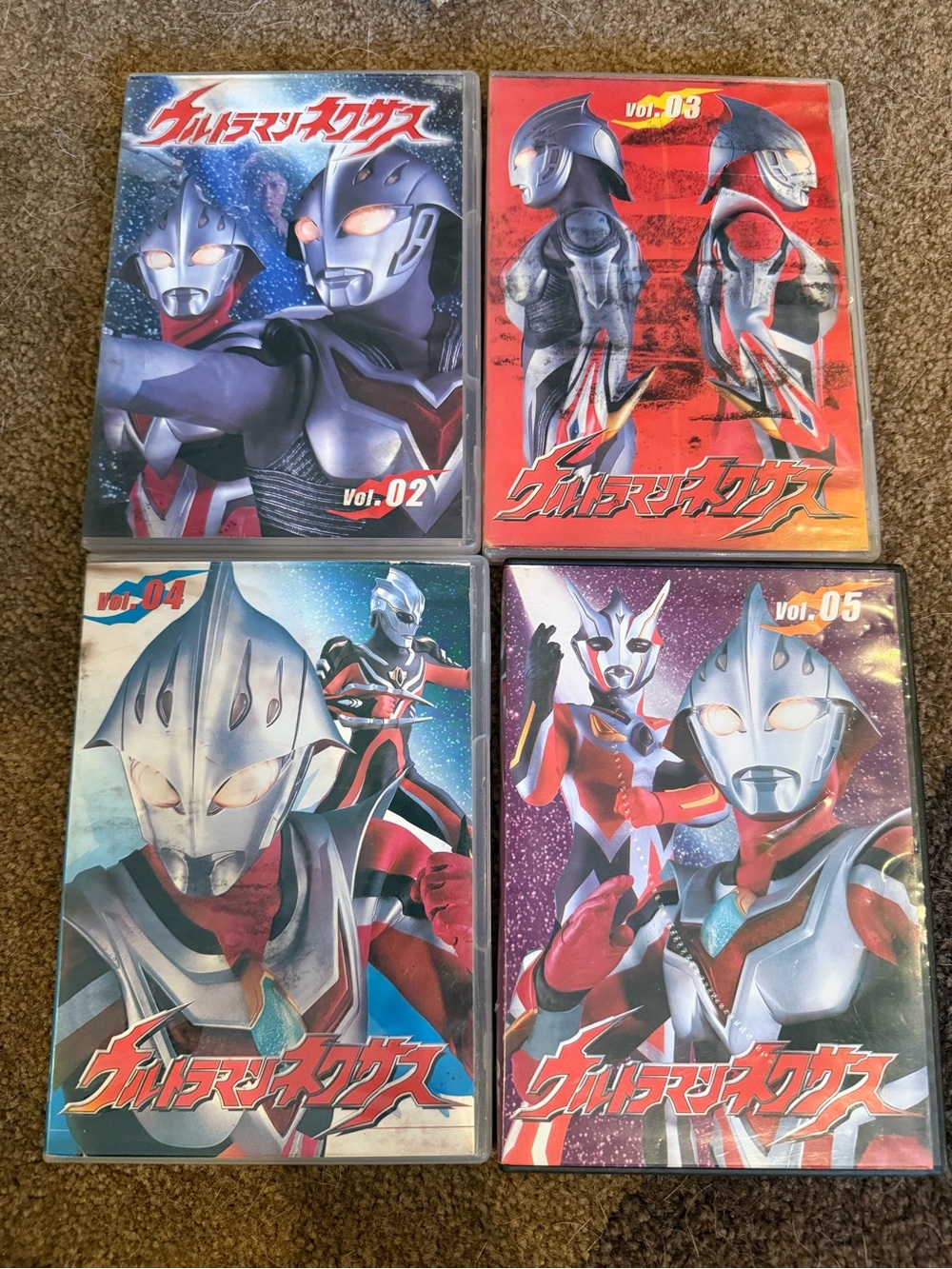 Ultraman Max (ウルトラマンマックス) Japanese DVD Lot Vol. 2, 3, 4 & 5 Region 2 Tokusatsu